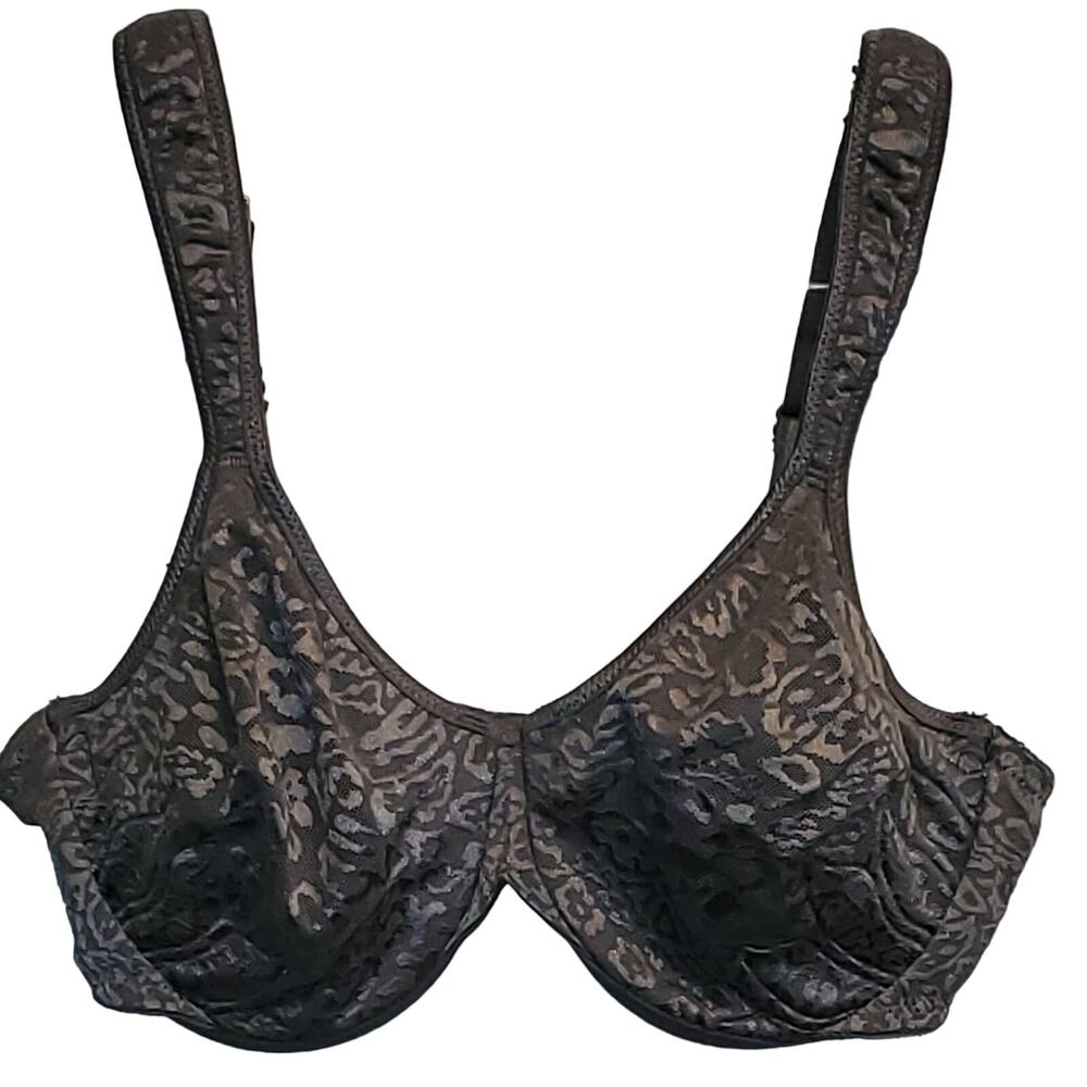 Women's Gray Lined Underwire Bra Size 34D